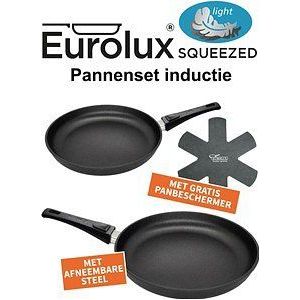 Eurolux - Squeezed Pannenset 2-delige Koekenpan Set