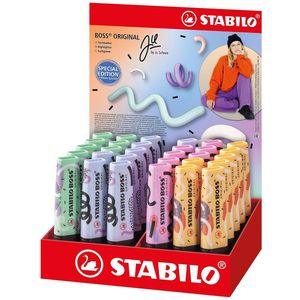 STABILO BOSS markeerstift by Ju Schnee, display van 30 stuks