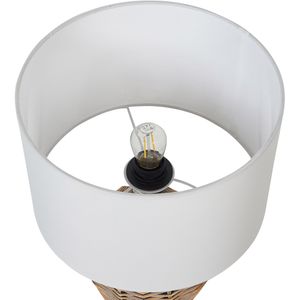 FURELOS - Tafellamp - Lichthout - Rotan