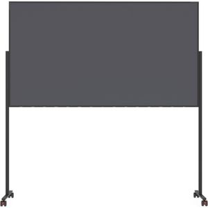 Magnetoplan -ontwerp whiteboard variopin - met 4 rollen - 100x180cm (bxh)