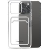 Mobilize Gelly Card Case Apple iPhone 15 Pro Max Clear