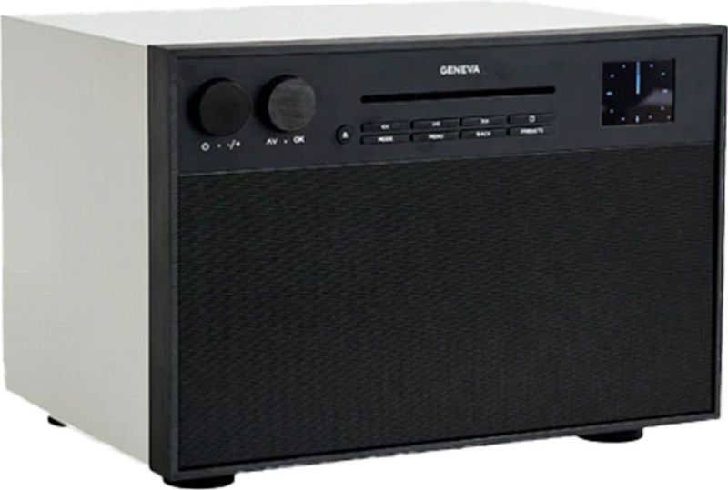 Geneva - DeCon M - CD-speler - Wit/Zwart - Hi-Fi Bluetooth