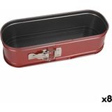 Springvorm Pan Quttin 31 x 12 x 8 cm Rechthoekig (8 Stuks)