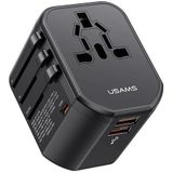 USAMS Wereldstekker 20W met USB-C Power Delivery en USB Quick Charge