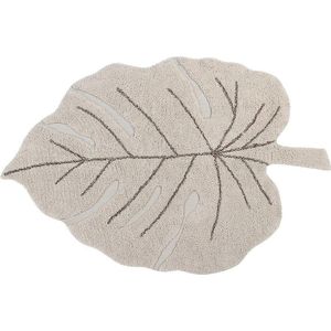 Lorena Canals - Kindervloerkleed - Monstera Natural - 120 x 180 cm