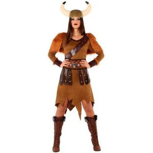 Kostuums voor Volwassenen 114012 Bruin (3 pcs) Viking Vrouw Maat XS/S