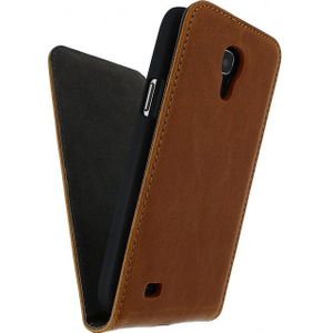 Mobilize Premium Magnet Flip Case Samsung Galaxy S4 Mini I9195 Brown