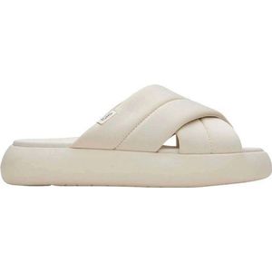 TOMS - Alpargata Mallow Crossover Slippers - Beige - REPREVE® - Vegan