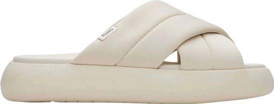 TOMS - Alpargata Mallow Crossover Slippers - Beige - REPREVE® - Vegan