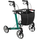 Rehasense - Server - Rollator - Turquoise - Opvouwbaar - Tot 150 kg
