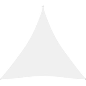Zonnescherm driehoekig 4x4x4 m oxford stof wit