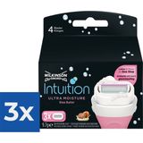 Wilkinson Woman Scheermesjes Intuition Ultra Moisture 3 stuks - Voordeelverpakking 3 stuks