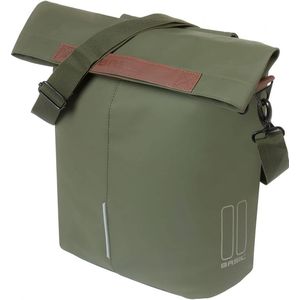 Fietsshopper Basil City 14 liter 11 x 29 x 36cm - moss green