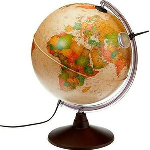 Wereldbol met Licht Nova Rico Marco Polo Ø 26 cm Plastic Multicolour