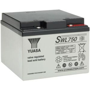 Yuasa SWL750 12V 25Ah loodbatterij Yuasa High Rate VRLA Batterijcapaciteit bij 20 uur Rate Ah: 25