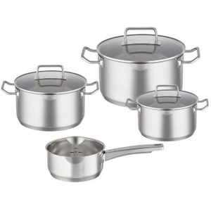 Rösle Keuken - Expertiso Pannenset Set van 4 Stuks Assorti - Zilver / Roestvast Staal