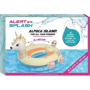 Alert Splash Opblaasbare Lama Eiland met 5 Stickers 310x270x175 cm