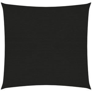Zonnezeil 160 g/m 3,6x3,6 m HDPE zwart