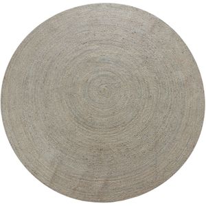 Lime Light Vloerkleed Jute Rond - Groen - Ø 180 Cm