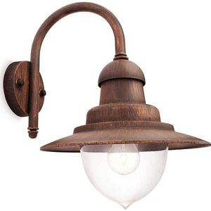 Philips Raindrop buitenwandlamp - 1-lichts - brons