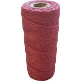 Jute bindtouw van 75 m, rood