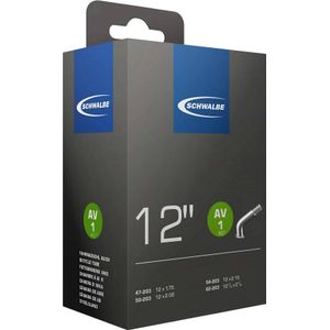 Schwalbe fiets binnenband 12 inch AV1 45 graden