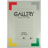 Gallery tekenblok, extra zwaar houtvrij papier, 190 g/m², ft 29,7 x 42 cm (A3), blok van 20 vel