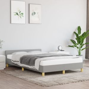 vidaXL-Bedframe-met-hoofdeinde-stof-lichtgrijs-120x200-cm