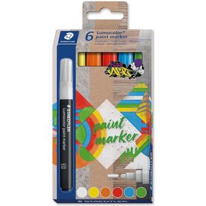 Staedtler Lumocolor paintmarker, set van 6