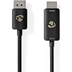 DisplayPort-Adapter | DisplayPort Male | HDMI Connector | 8K@30Hz | Vernikkeld | Recht | 1.80 m | Ro