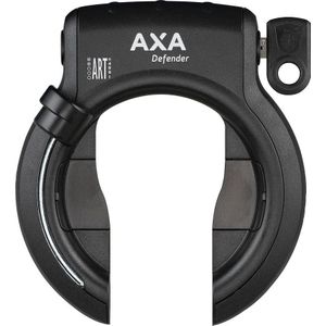 Ringslot AXA Defender met spatbordbevestiging ART** zwart