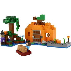 LEGO Minecraft De pompoenboerderij Speelgoed Boerderij Huis Halloween Set met Minifiguren - 21248