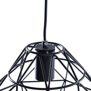 Beliani GUAM - Hanglamp - Zwart - Staal