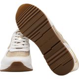 Michael Kors - Allie Trainer - Sneaker - Wit/Goud - Laag Model