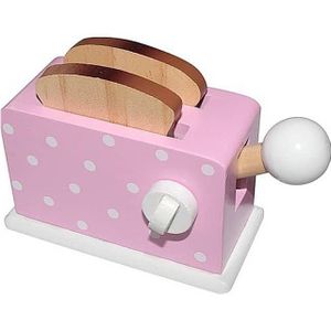 Simply for Kids Houten Broodrooster + Brood Roze