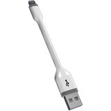 Ksix data kabel en MFI mini lader - 10 cm - zwart