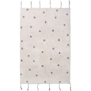 Nattiot - Numi Grey Vloerkleed/Tapijt Voor Kinderkamer - 100 x 150cm