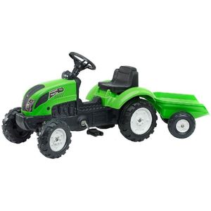 Falk Country Farmer Tractor + Aanhanger 123x42x53 cm Groen
