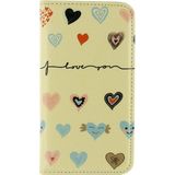 Mobilize Premium Magnet Book Case Samsung Galaxy Young 2 I Love You