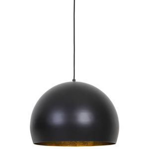 Light & Living Hanglamp Mat Zwart-Goud Jaicey Ø 56 x 40cm