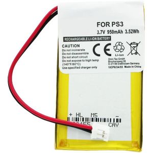 AccuCell-batterij geschikt voor Sony PS3 SIXAXIS draadloze controllerbatterij LIP1859, CS-SP130SL, L