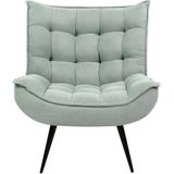 Beliani ALVESTA - Fauteuil - Mintgroen - Stof