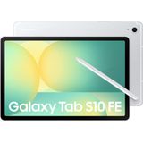 Samsung - Galaxy Tab S10 FE - Tablet - Silver - Wifi - 800 nits schermhelderheid