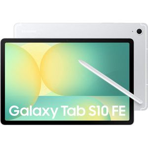 Samsung - Galaxy Tab S10 FE - Tablet - Silver - Wifi - 800 nits schermhelderheid