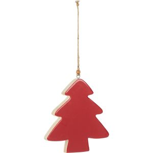 J-Line Hanger Kerstboom Mango Rood L