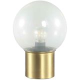 PTMD Bodin Tafellamp Bal LED - H21 x Ø15 cm - Glas - Wit