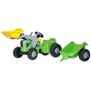 Rolly Toys 630035 RollyKiddy Futura Tractor met Lader en Aanhanger