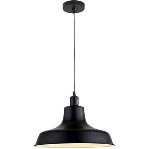Homestyle Pro MK111-BB Industriële Hanglamp 36x22 cm Zwart/Metaal