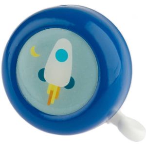 Fietsbel PexKids Rocket - blauw/wit