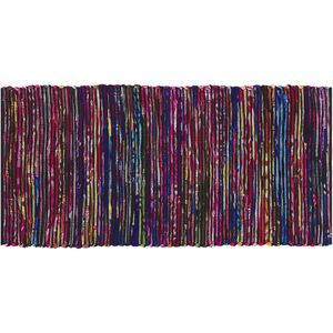 BARTIN - Laagpolig Vloerkleed - Multicolor - 80 X 150 cm - Polyester